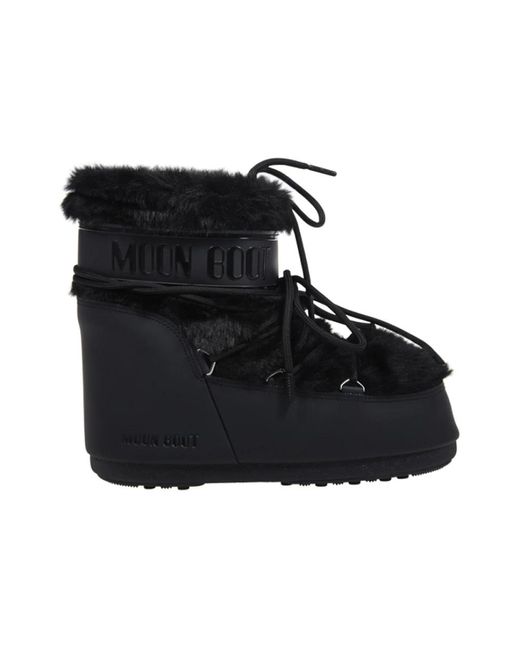 Moon Boot Black Winter Boots