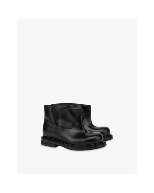 Moschino Black Ankle Boots