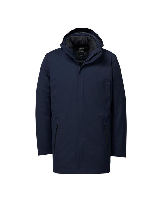 UBR Jassen ,Blauw ,Wol Regulator Parka Savile in het Blue voor heren