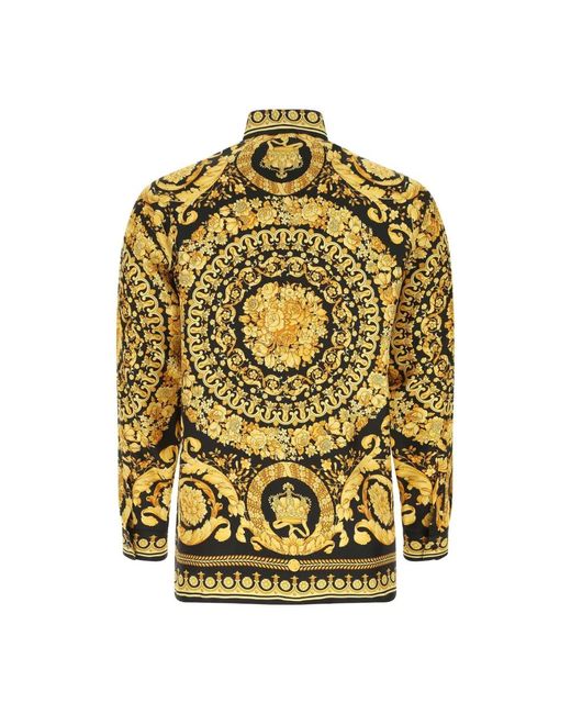 Versace Lässiges hemd in Yellow für Herren