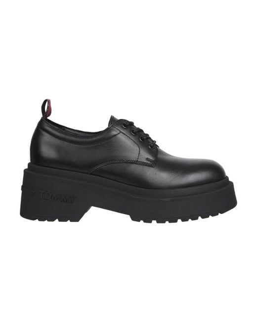 Tommy Hilfiger Black Laced Shoes
