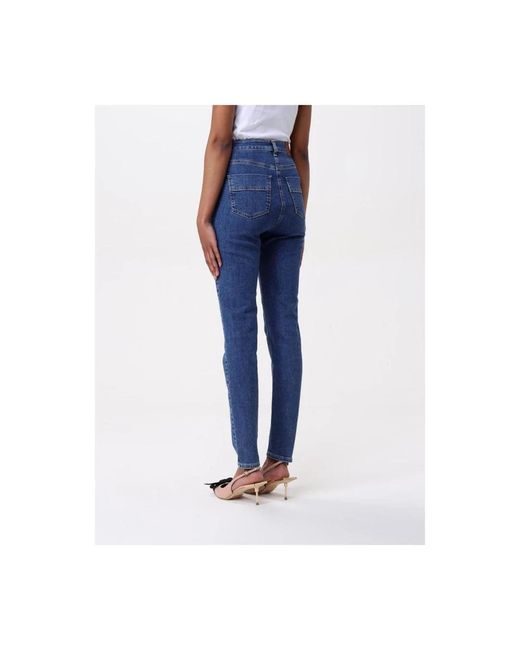 Elisabetta Franchi Blue Slim Fit Jeans