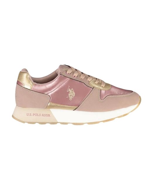 U.S. POLO ASSN. Pink Sneakers