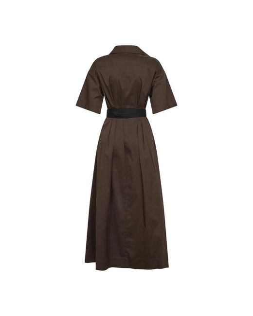 Blanca Vita Brown Shirt Dresses