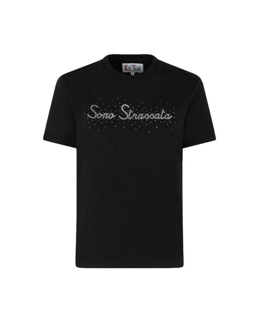 Mc2 Saint Barth Black T-Shirts