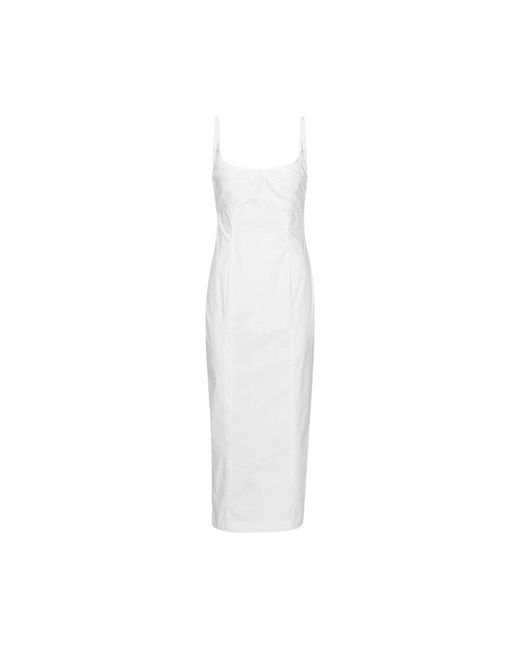ROTATE BIRGER CHRISTENSEN Midi Dresses in het White