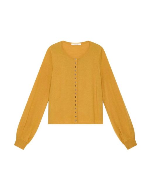 Cardigans Maliparmi en coloris Yellow