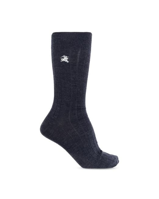 Socks Burberry de hombre de color Blue