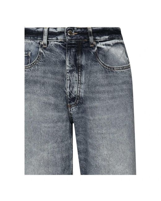 ICON DENIM Blue Straight Fit Jeans for men