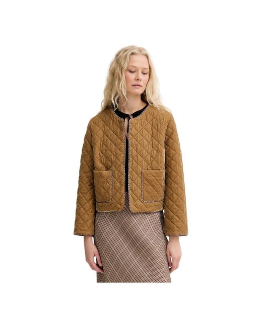 Munthe Lizetta Jas in het Brown
