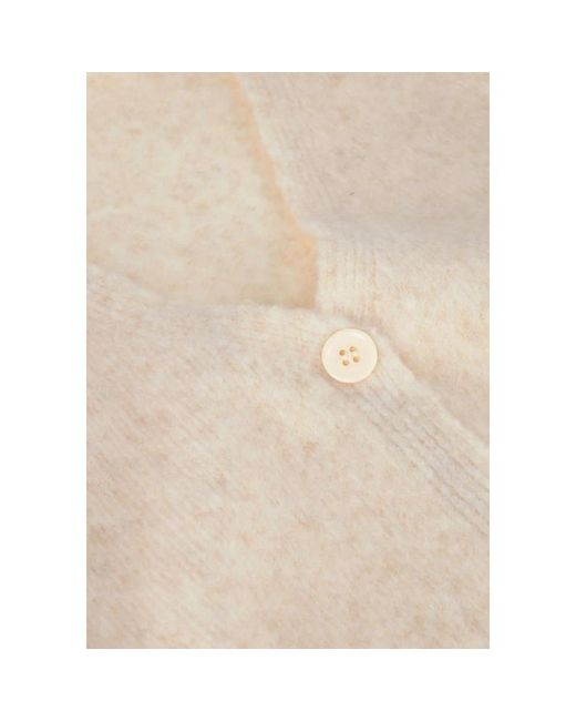 Ydence Truien & Vesten ,Elegante Ecru Cardigan Amelie in het Natural