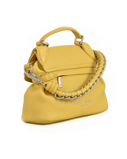 Handbags di Ermanno Scervino in Yellow