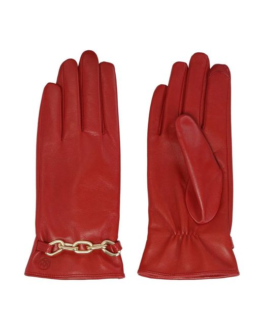 Gloves di Kazar in Red