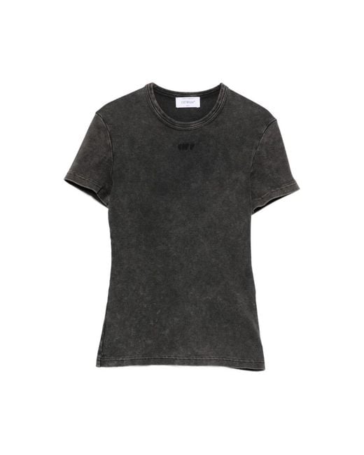 T-Shirts Off-White c/o Virgil Abloh de color Black