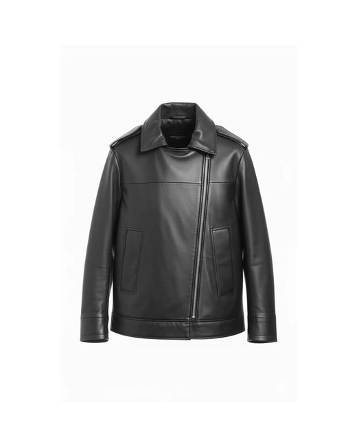EMMA & GAIA Black Leather Jackets