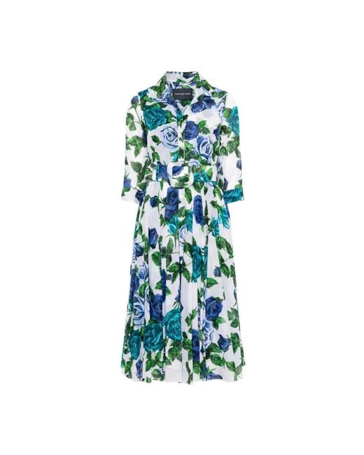 Samantha Sung Blue Shirt Dresses