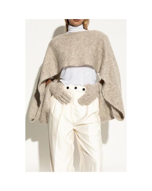 Moschino Gray Winter Scarves