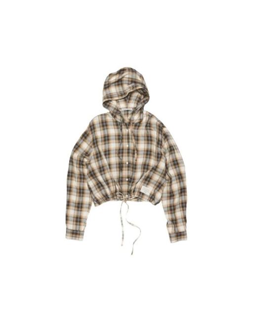 Light Jackets Acne de color Metallic