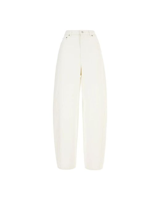 Givenchy White Loose Fit Jeans