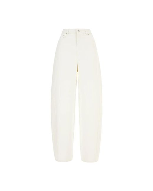 Givenchy Loose-Fit Jeans in het White