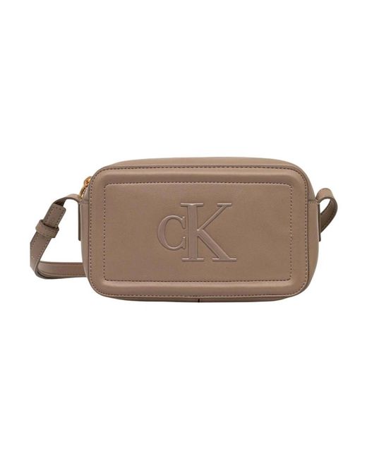 Calvin Klein Brown Cross Body Bags