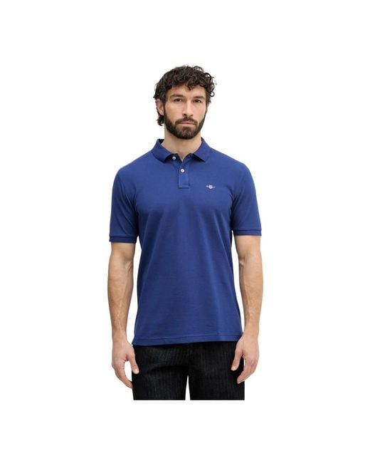 Gant Polo Hemden in het Blue voor heren