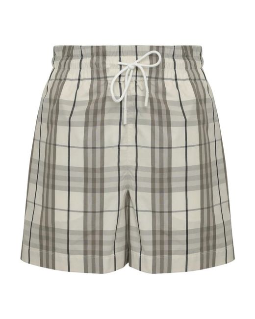 Burberry Gray Short Shorts
