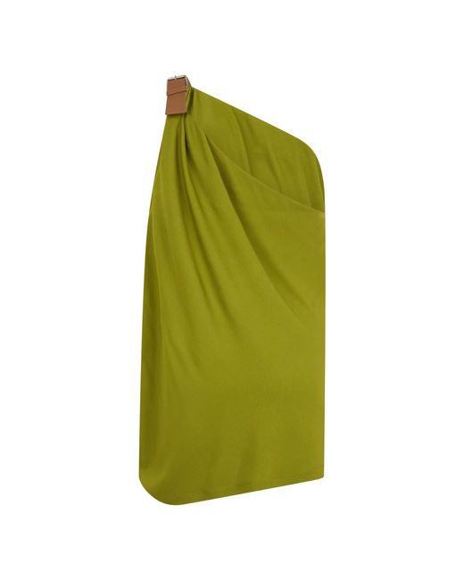 Alberta Ferretti Green Sleeveless Tops