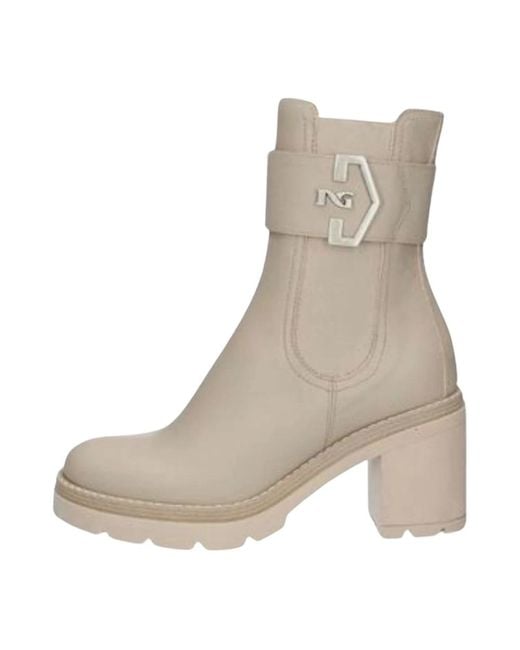 Nero Giardini Natural Heeled Boots