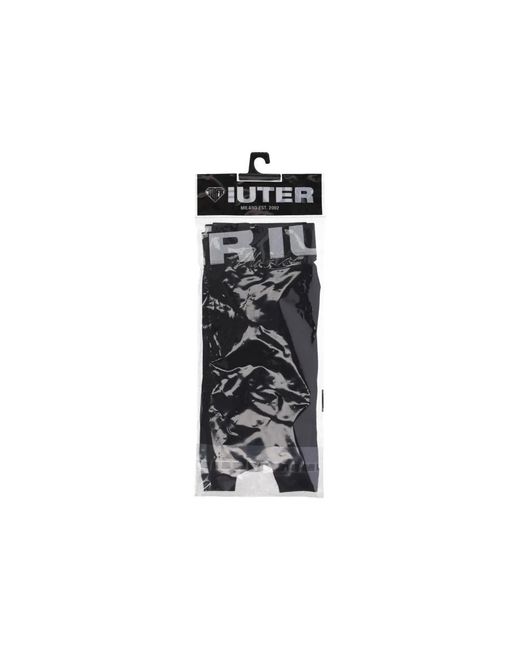 Iuter Ondergoed ,Zwart ,Katoen Zwarte Katoenen Boxer Met Elastische Band in het Black voor heren