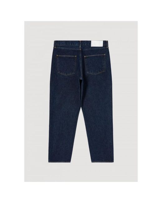 Edwin Jeans ,Blauw ,Denim Dark Marble Wash Denim Broek in het Blue voor heren