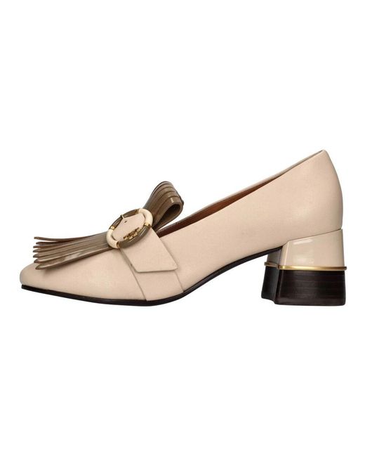Tory Burch White Flache Schuhe