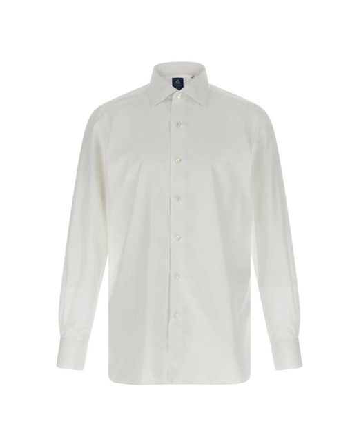 Finamore 1925 White Formal Shirts for men