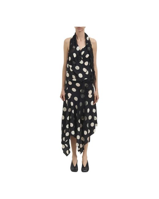 Wrap Dresses Junya Watanabe de color Black
