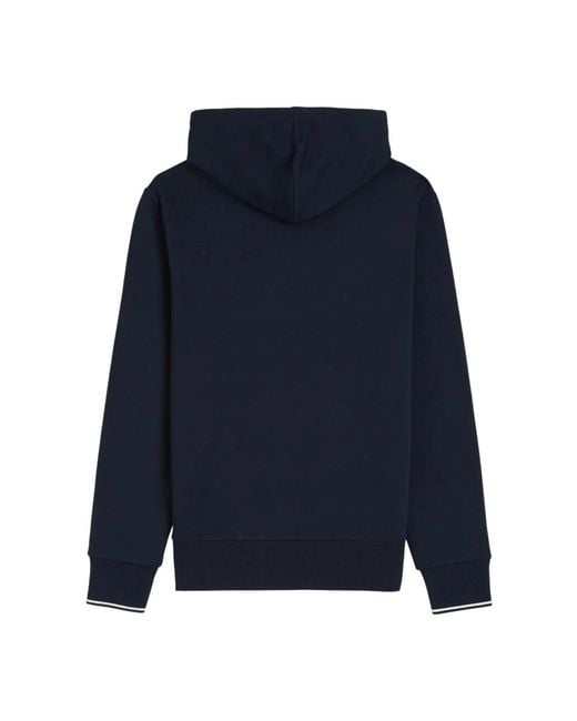 Fred Perry Blue Hoodies for men