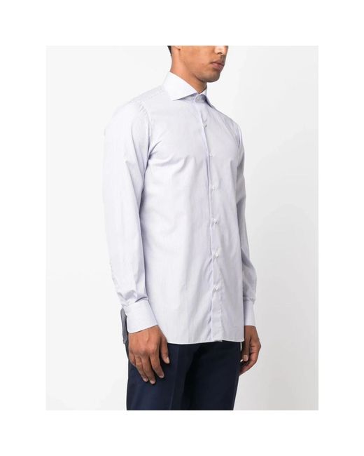Finamore 1925 White Formal Shirts for men