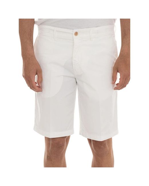 Harmont & Blaine Basic Bermuda Short in het White voor heren