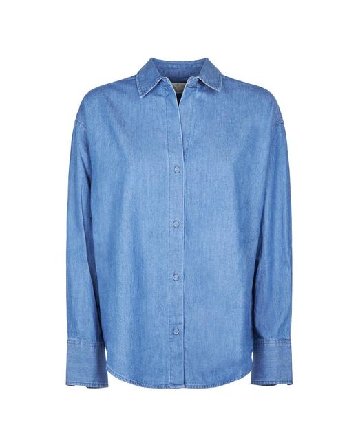 Mc2 Saint Barth Blue Denim Shirts