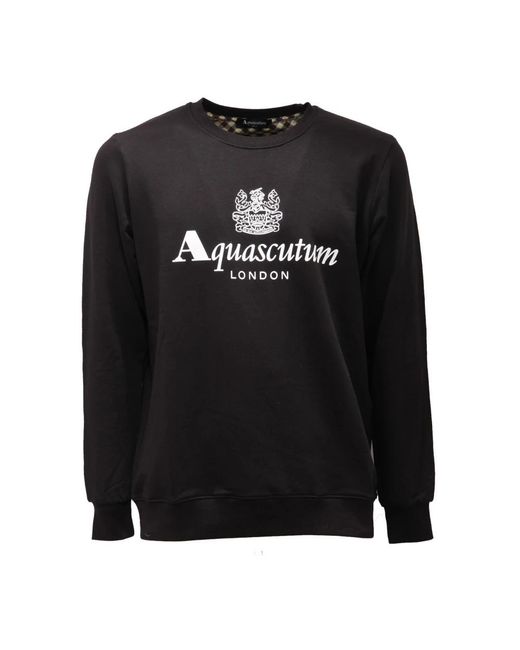 Aquascutum Black Sweatshirts for men