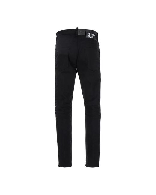 DSquared² Black Slim Fit Jeans for men