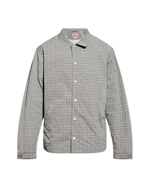 KENZO Light Jackets in het Gray voor heren