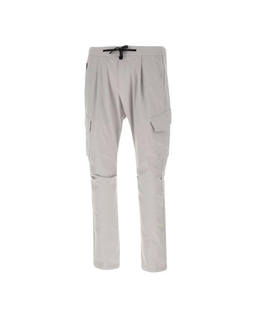 Herno Gray Slim-Fit Trousers for men