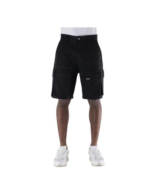 Represent Black Casual Shorts for men