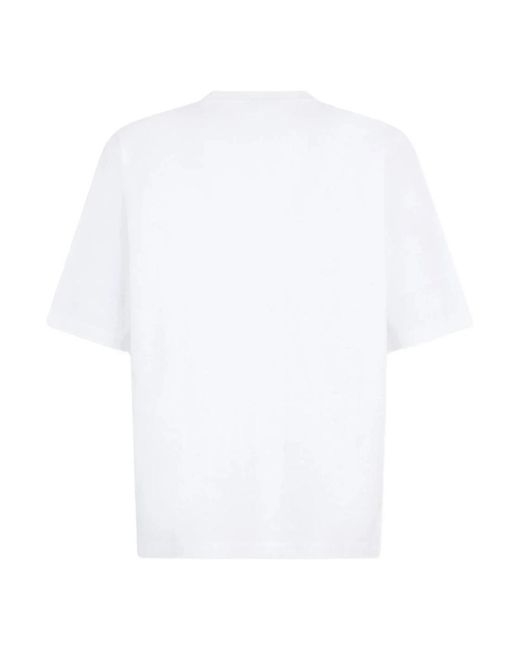 DSquared² Tops ,Wit ,Katoen Tom Bianchi Graphic T-Shirt in het White voor heren
