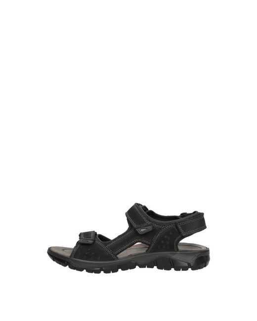 Imac Flache Sandalen in Black für Herren