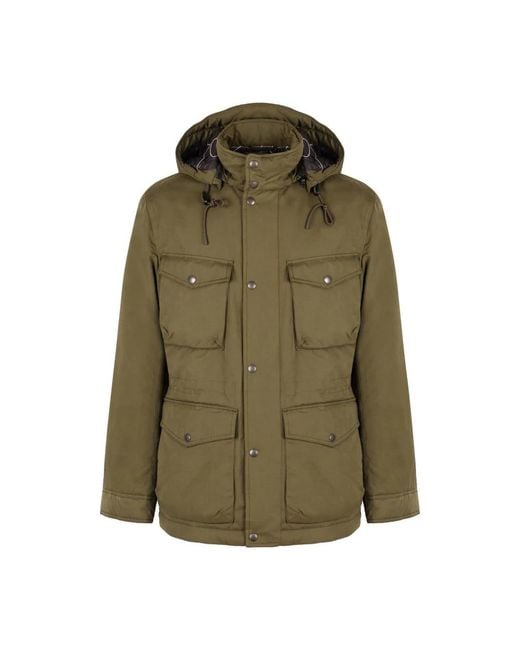Woolrich Green Winter Jackets for men