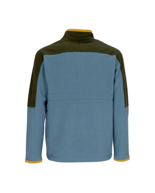 COTOPAXI Fitness ,Blauw ,Polyester Fleece Jack Met Rits Hoge Hals in het Blue voor heren