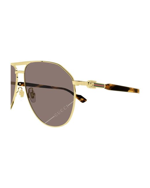 Gucci Vintage-inspirierte urban trendy sonnenbrille in Brown für Herren