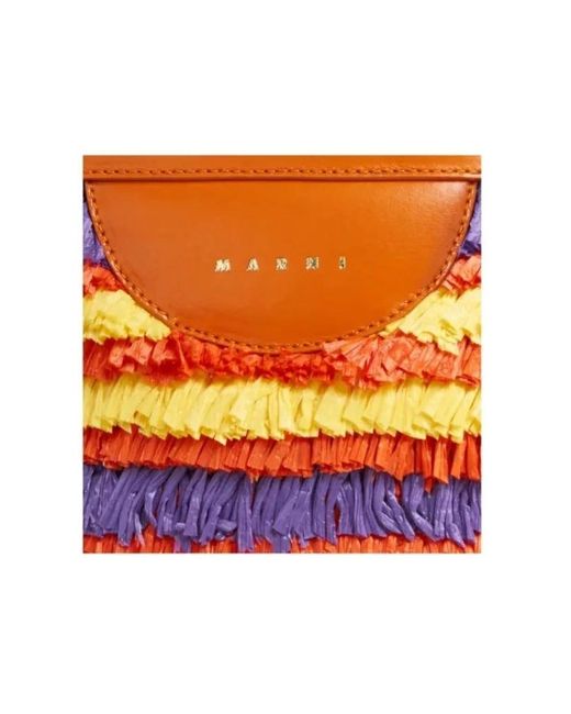Handbags di Marni in Orange