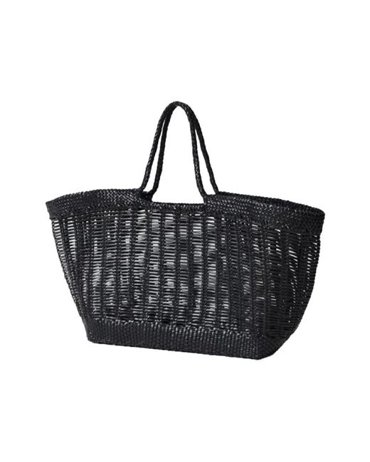 Tote Bags Dragon Diffusion de color Black